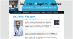 Desktop Screenshot of drvaquero.com