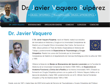 Tablet Screenshot of drvaquero.com